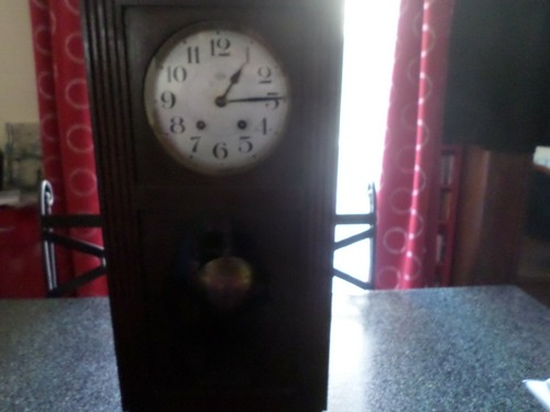 Antique chime clock with - chime,
