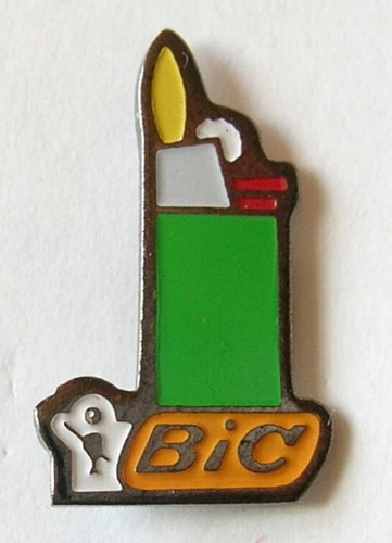 Pin briquet bic - briquet,