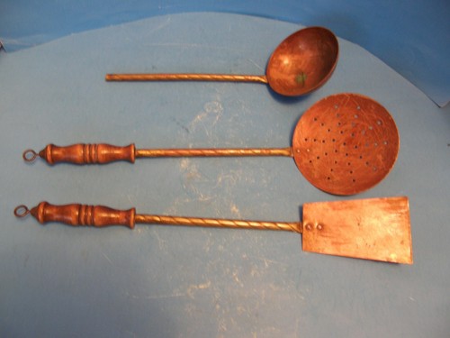 Vintage copper bbq grill - bbq,