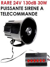 SIRENE ELECTRONIQUE 24V 6 SONS POMPIER POLICE... PAJERO L200 HDK KDJ HILUX JEEP