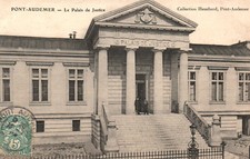 Old postcard 27 - Pont-Audemer (Eure) - Le Palais de Justice