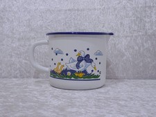 Émail Design Casserole de Lait - Vintage - Style Maison Campagne - Gänsedekor -