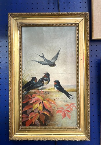Huile sur toile xixème - sur,