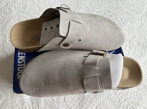 Birkenstock boston suède - , gris
