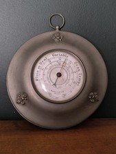 Baromètre Ancien En Étain