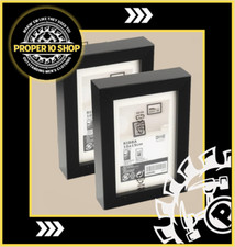 Set of  2 Ribba 5 X 7 X 1.5” Photo Frame w/mat for 4x6 included Modern frame