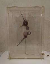 Boris Tabacoff Plexiglass Clock