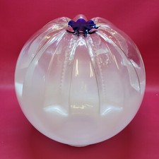 Globe ball for suspension or floor lamp vintage Mazzega Italy 1970 30cm