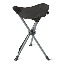 Amazon Basics Tabouret de Camping Pliable, Noir