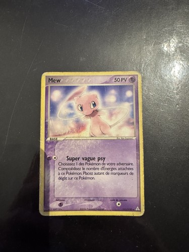 Carte pokemon mew 111 110 - mew, 111/110
