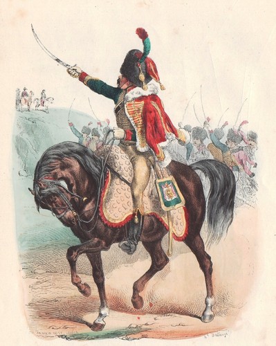 Officier chasseurs garde - de,