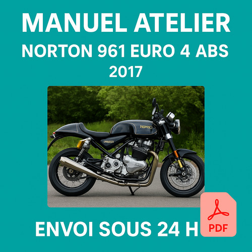 Manuel atelier norton 961 - atelier, euro