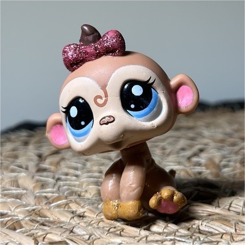Littlest pet shop singe marron - pet,