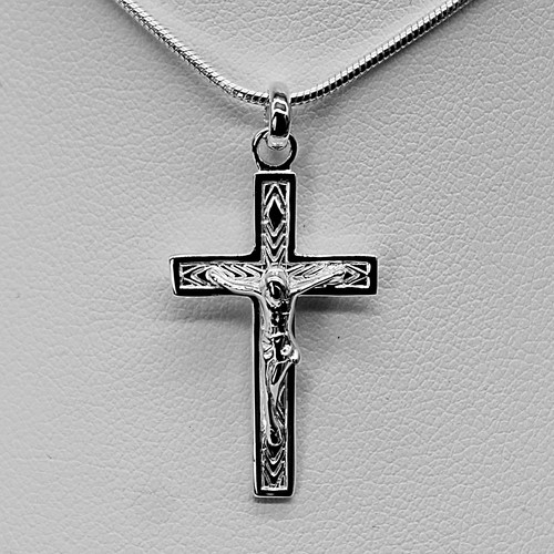 Pendentif crucifix argent 925 - pendentif,