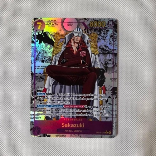 Carte one piece sakazuki manga - sakazuki,