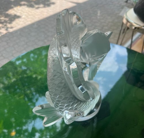Lalique deux poissons - "deux, etch