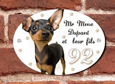 Plaque maison Pinscher
