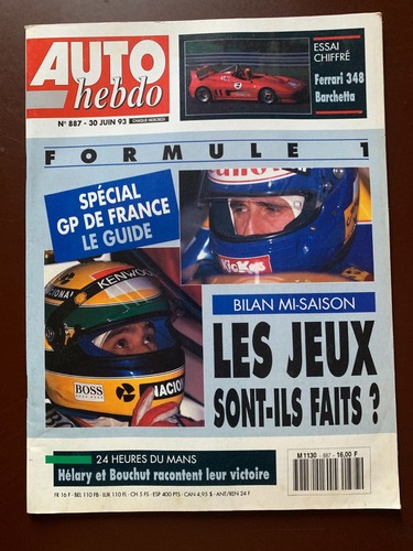 Auto hebdo 887 du - auto,