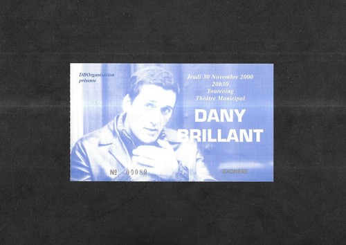 Rare ticket billet concert - billet,