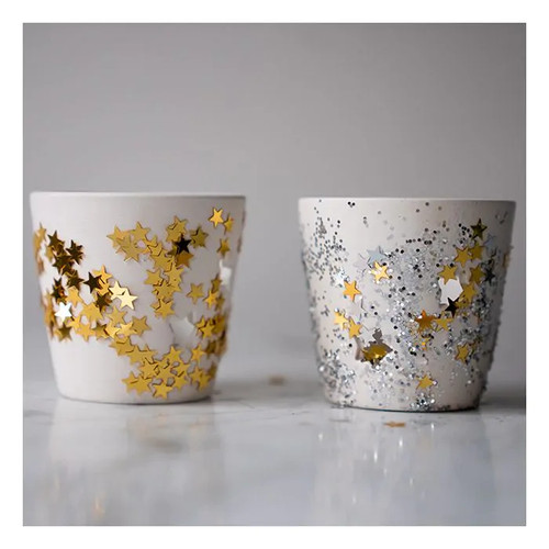 Pot lumineux artisanal - , en