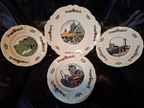 Lot plates plate serving - plates,