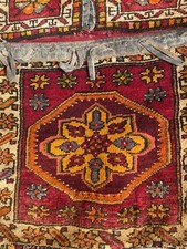 Ancien Tapis De Selle 120x45cm