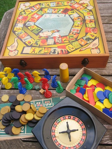 Ancien coffret jeu - coffret, de