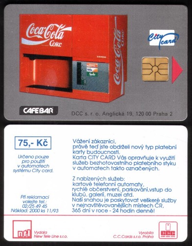 75kc coca cola - 75kc, distributeur