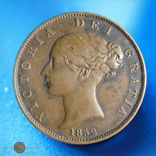 ROYAUME UNI - 1/2 Penny 1852