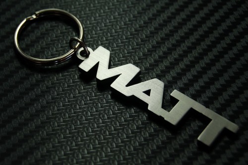 Mat porte clé acier - mat,