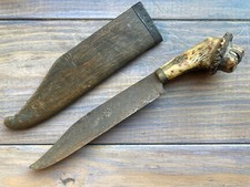 Ancien Couteau POIGNÉÉ BOIS