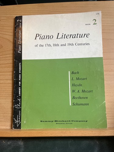 Piano literature partition - piano,