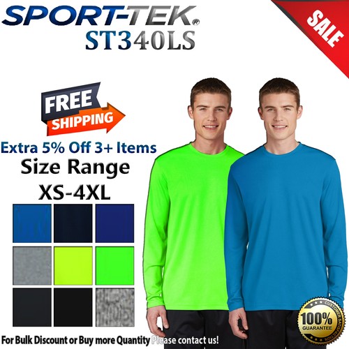 Sport tek st340ls mens long - sport-tek,