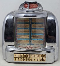Rare Vintage Seeburg Wall-O-Matic 100 Wall Jukebox No Key