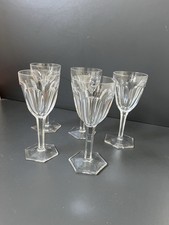 5 Verres À Vin En Cristal