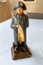 19th Century France Emperor Napoleon Papier Mache Statue Waterloo Battle War