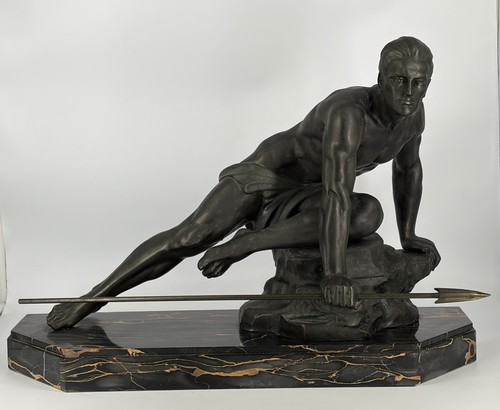 Statue régule art déco homme - statue,