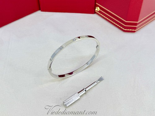 Cartier love bracelet white - cartier,
