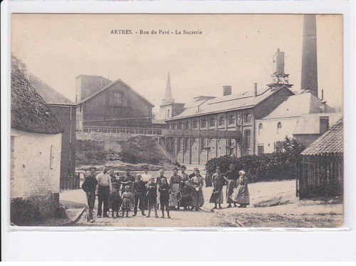 Artres rue pavé la - pavé,,