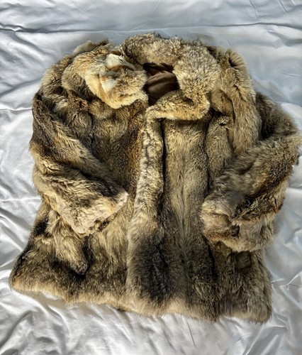 Manteau vintage fourrure - manteau, en