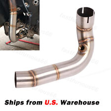 For Honda CBR600RR 2007-2023 Mid Exhaust Link Pipe Slip On Stock Muffler Tips