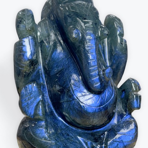 368gr labradorite ganesh - -,