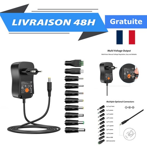 Adaptateur secteur universel