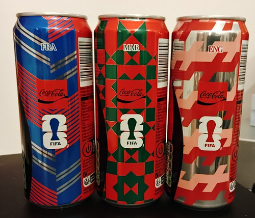 Lot can coca cola - 3, france