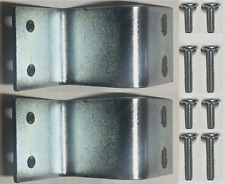 2 Ikea Connecting Support Angled + 8 Screws Steel  FRIHETEN MANSTAD Part #122464