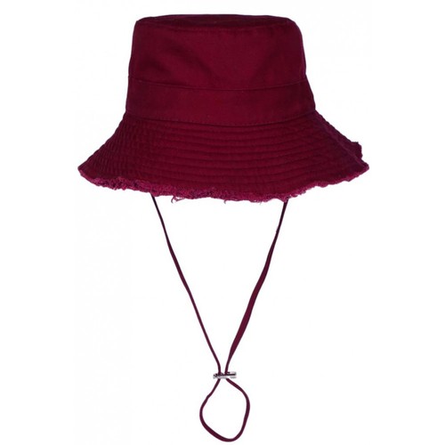 Chapeau bob ficelle rouge - chapeau,