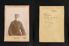 Cambrai, 27-year-old man in Brandenburg military jacket and astrakan fur,