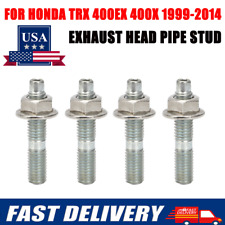 US 4x Heavy Duty Exhaust Head Studs Bolt For Honda TRX 400EX 400X 1999-2014 ATV