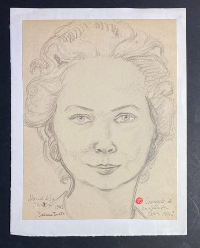 Suzanne tourte portrait de - "portrait,