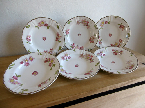 Six assiettes creuses - six,